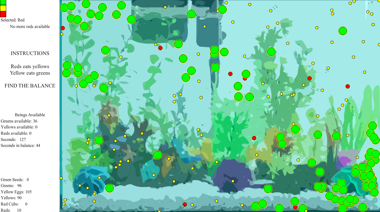 Virtual fish tank simulator (game prototype).